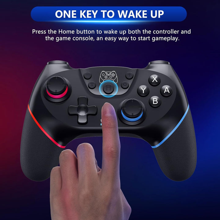Nexora wireless gaming controller: Hall Effect joysticks, turbo function, and responsive motion control