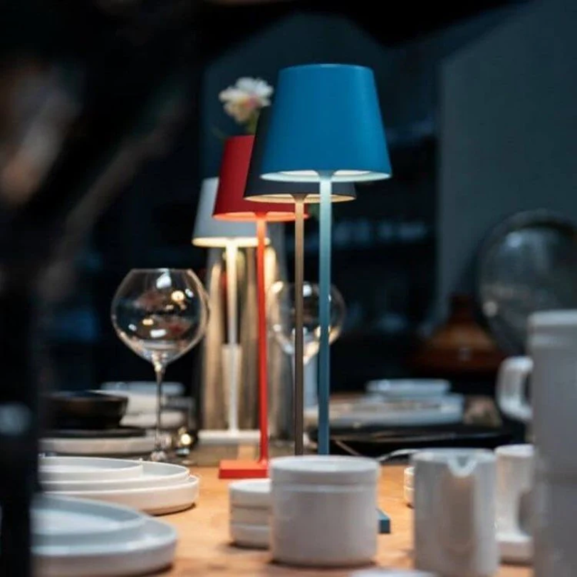 Wireless LumiFlex table lamp, a perfect blend of modern design and functional LED lighting.