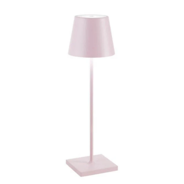 Sleek touch-sensitive table lamp for comfortable ambient light, ideal for home or office.