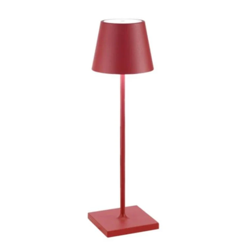 Touch control LED desk lamp, LumiFlex, offering customizable ambient lighting for work or relaxation.