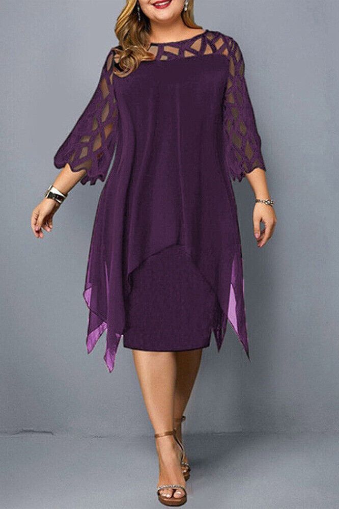 Woman in a comfortable black midi dress, perfect for effortless everyday style & versatile casual wear.