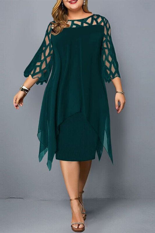 Women's white midi dress, a comfortable & versatile casual dress perfect for everyday elegance.