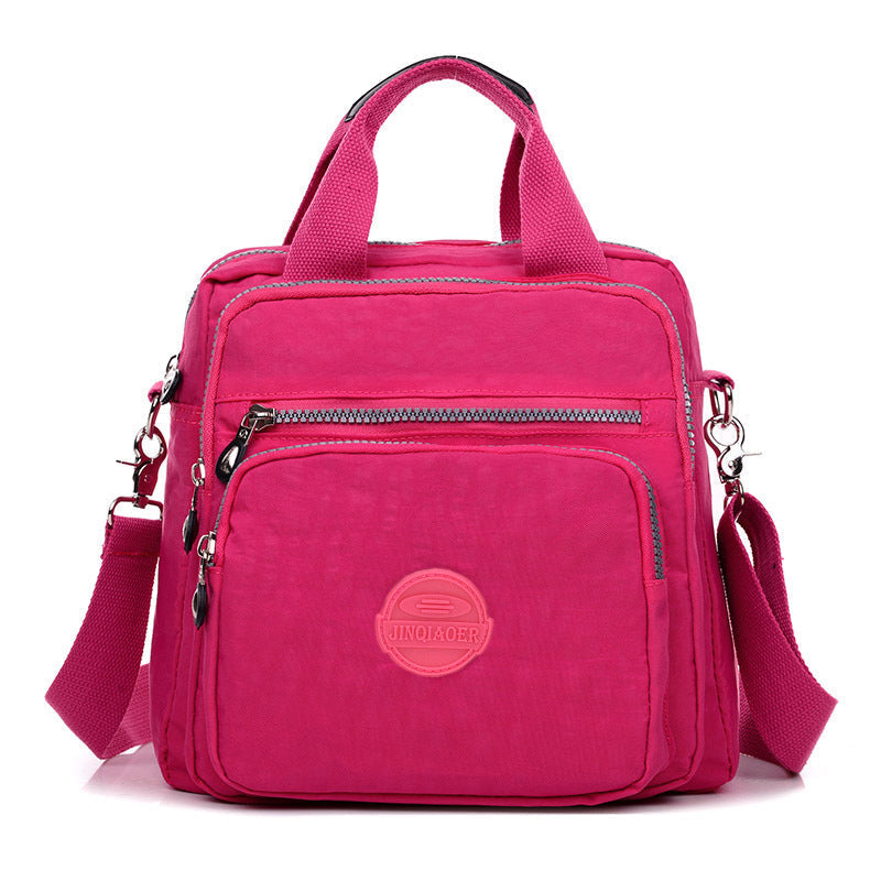 Modern women's versatile backpack, waterproof & stylish, perfect for travel or as a daily carryall.