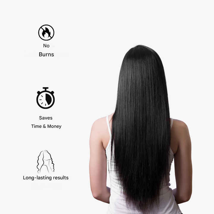 Versatile 5-in-1 hair styler for women. Air dryer, curling tool, straightening brush, and volumizer for healthy results.