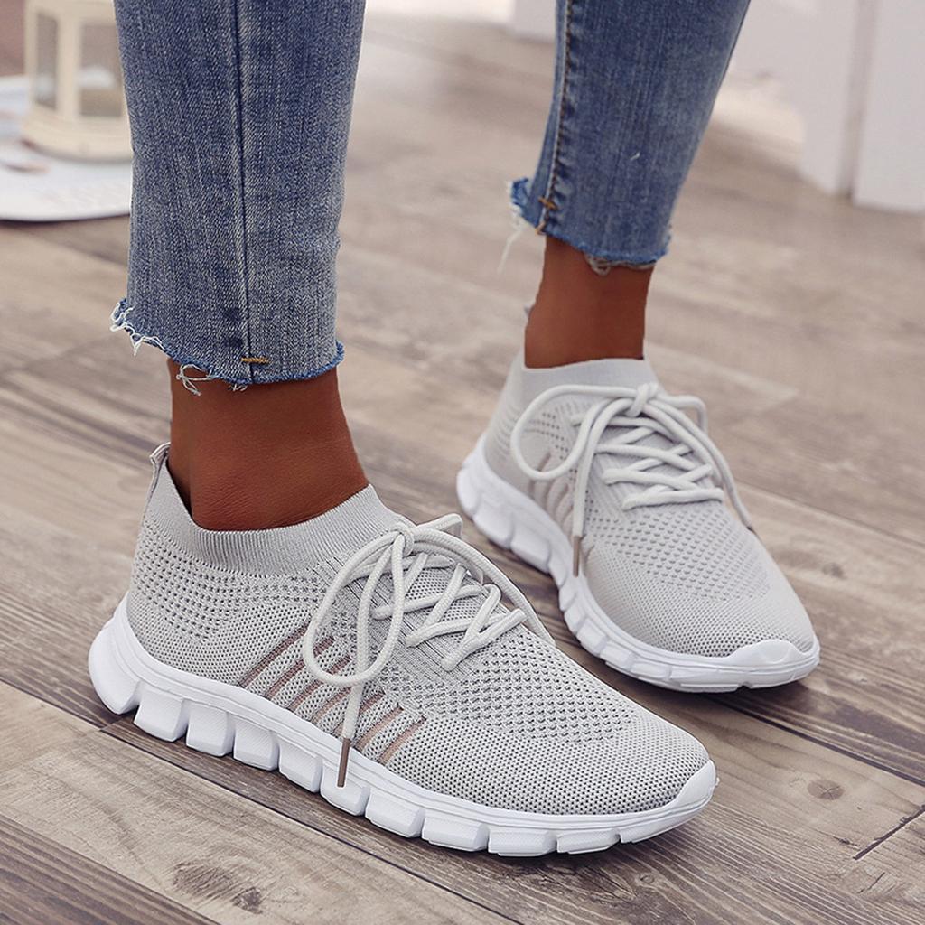 Durable anti-slip women's sneakers, offering superior grip & all-day comfort.