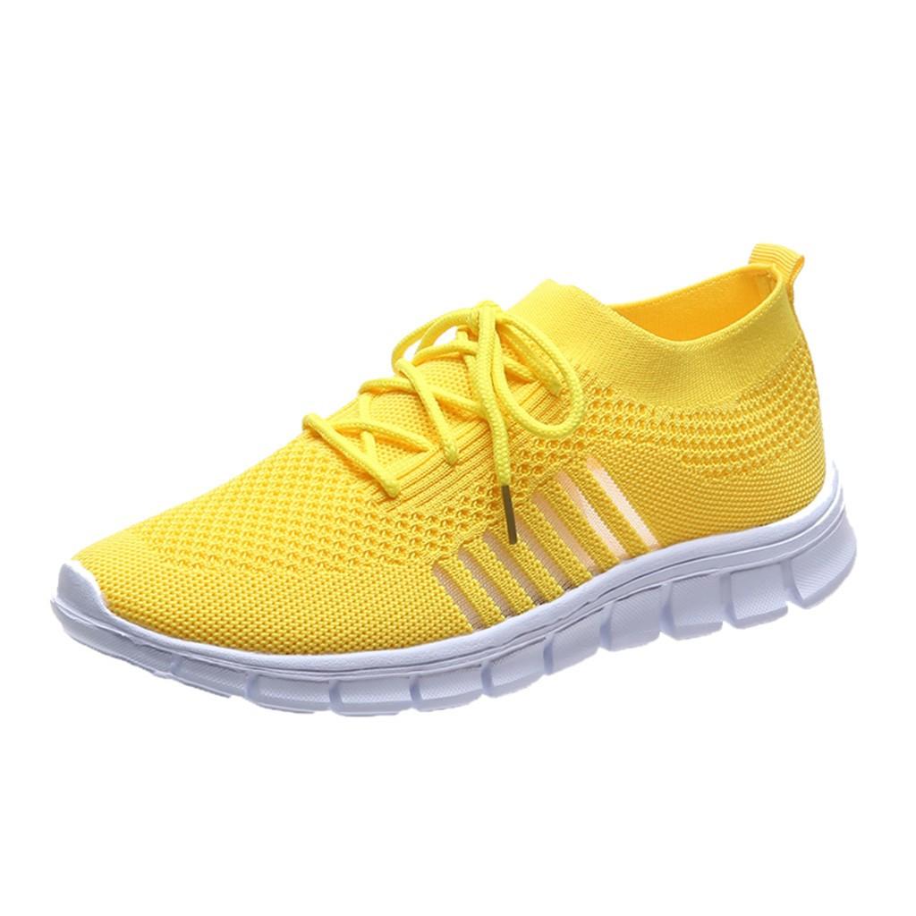 Colorful women's comfort sneakers with anti-slip sole, ideal for daily activities.