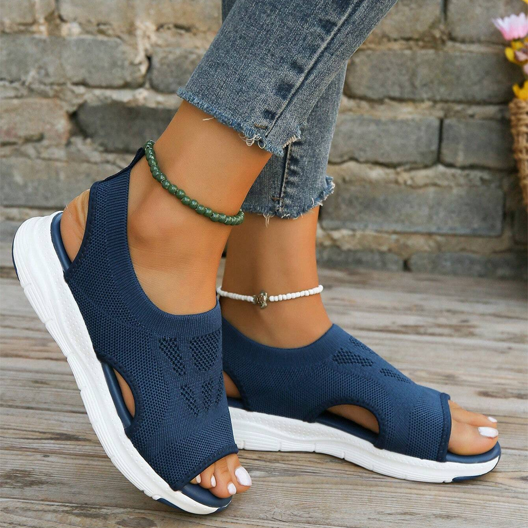 Therapeutic women's adjustable orthopedic sandals with arch support for optimal foot health.