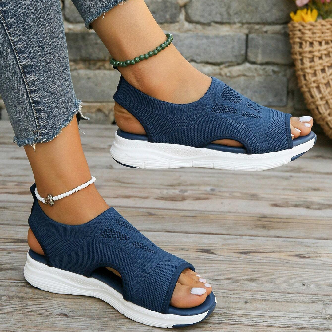 Everyday women's comfortable walking sandals, adjustable & orthopedic for all-day support.