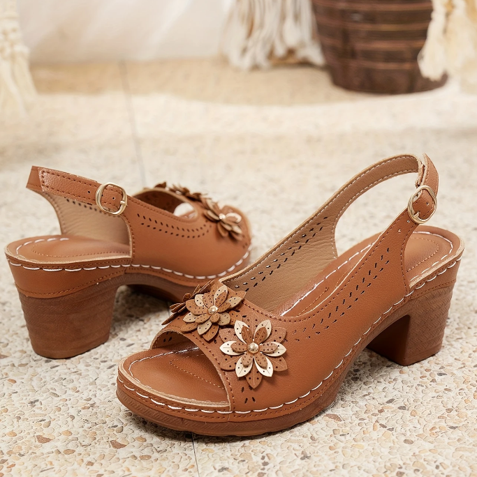 Elegant women's comfort sandals, featuring adjustable straps for a secure, easy fit.