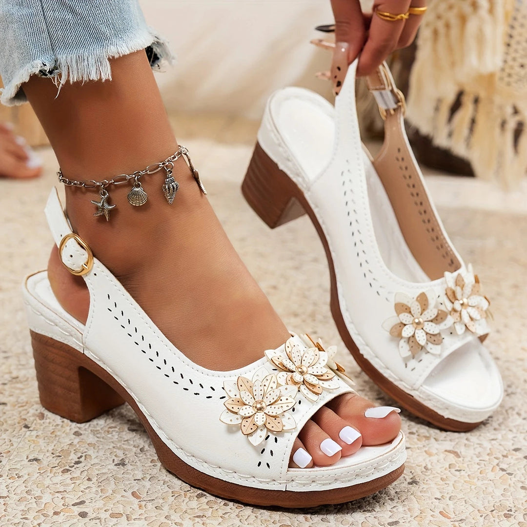 Versatile women's sandals, adjustable straps provide a custom, comfortable fit for daily wear.