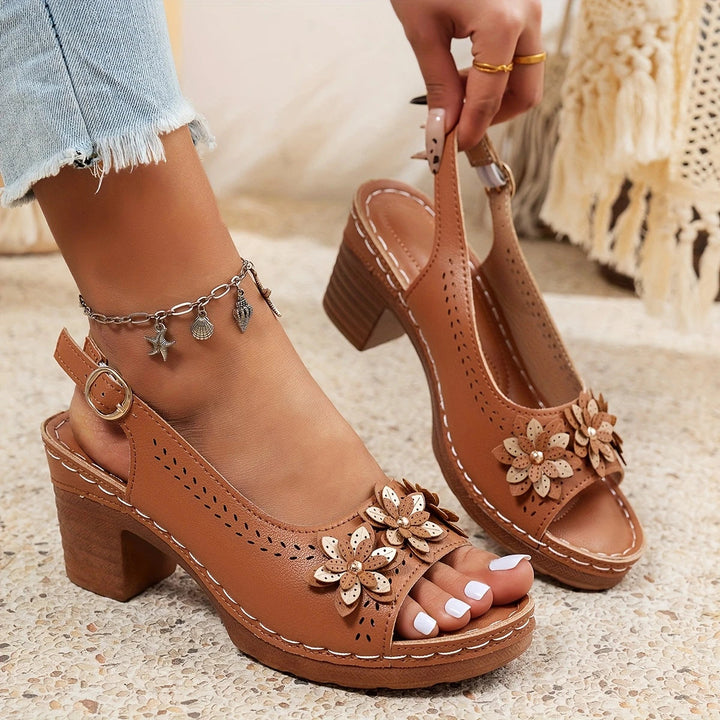 Pair of women's adjustable strap sandals, designed for ultimate comfort and daily casual style.