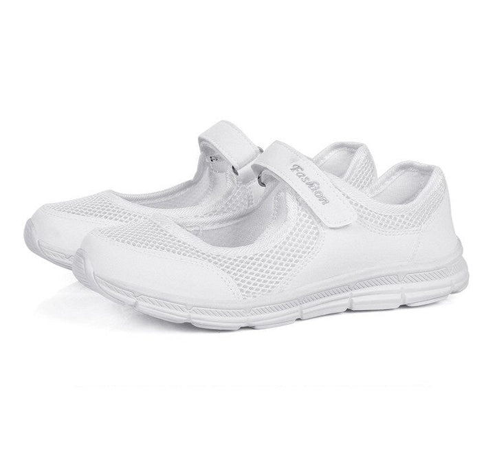 Comfortable women's AirFlow slip-on. Breathable mesh shoes, lightweight design for everyday casual activities.