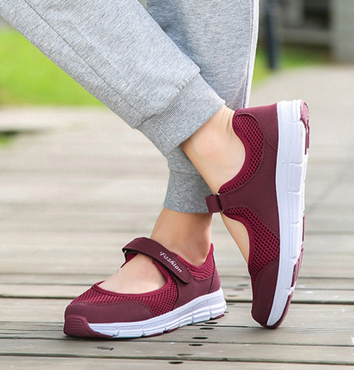 Women's casual AirFlow slip-ons. Breathable mesh provides lightweight comfort and easy wear for daily activities.