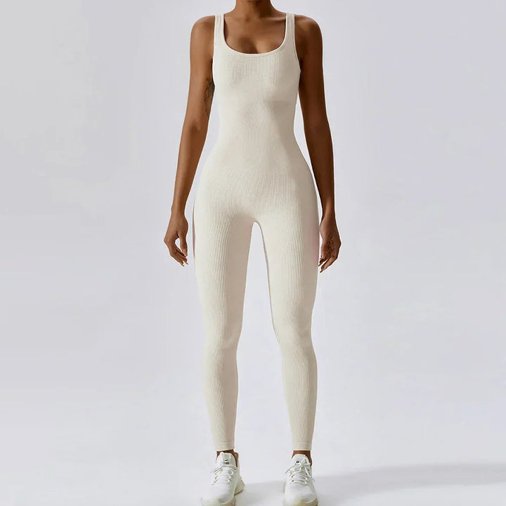 Women's All-Season Fitness Jumpsuit Nova, versatile activewear for workouts & casual comfort.