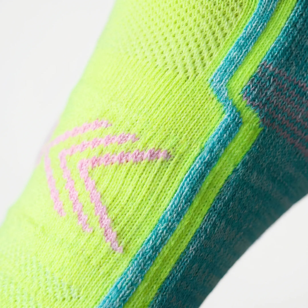Breathable women's sport socks. Ankle-length activewear for exercise and performance.