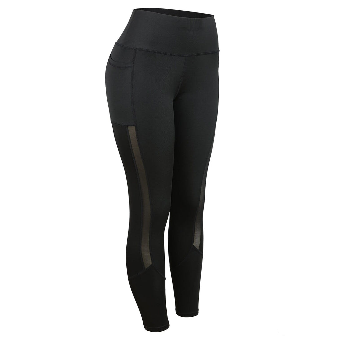 Athleisure women's anti-cellulite shaping leggings. Comfortable high-waist compression for smooth lift.