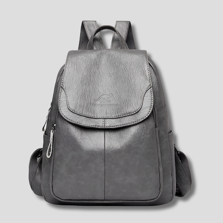 Modern women's anti-theft flap backpack, ensuring secure daily carry and stylish organization for essentials.