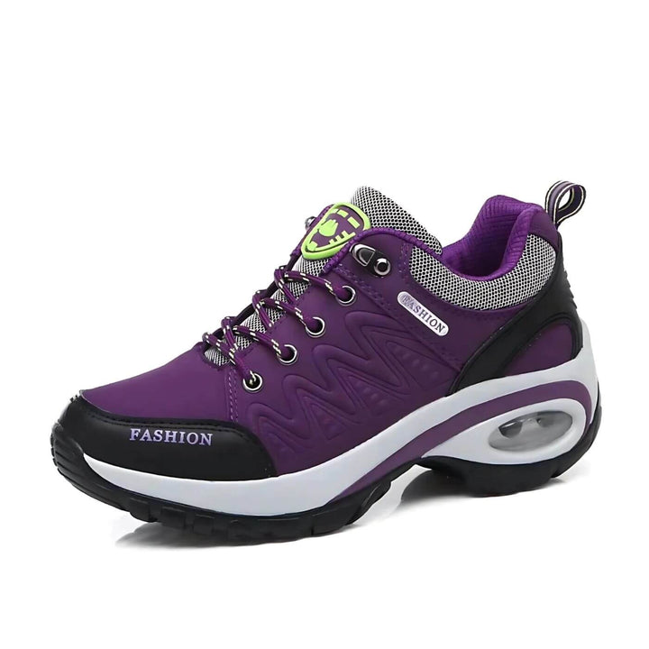 Ergonomic women's arch support sneakers, breathable upper & cushioned sole for ultimate foot comfort & support.