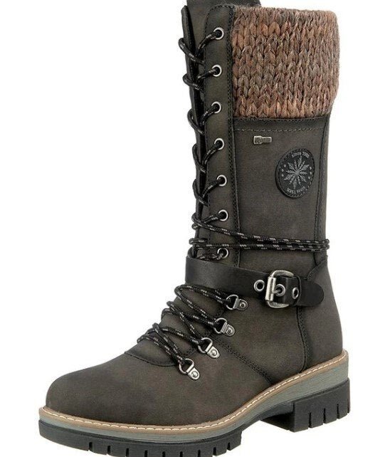 ArcticStride women's orthopedic knee-high winter boots, offering ultimate comfort and warmth for cold days.