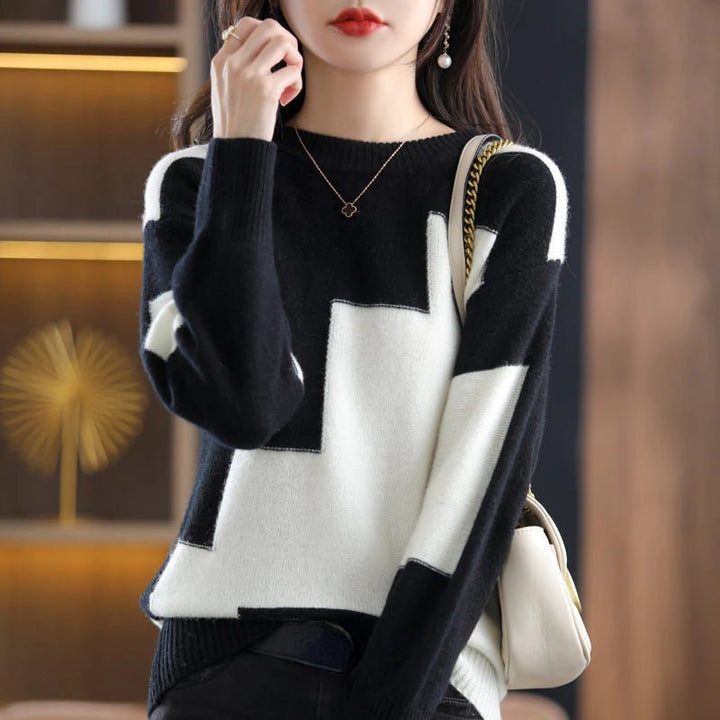 Stylish women's Arden casual comfort sweater, a versatile top for fall & winter outfits.
