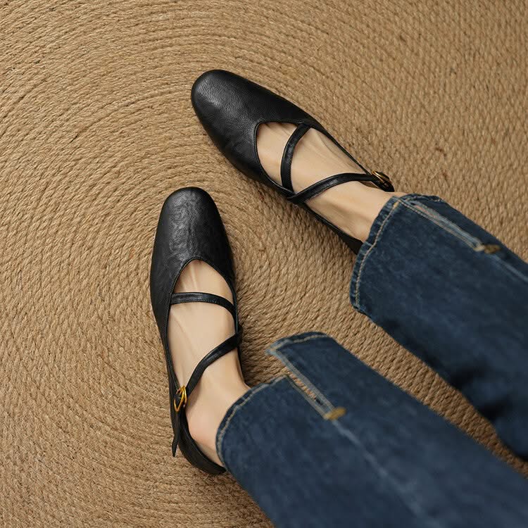Slip-resistant women's Aria Comfort Flats, offering secure and stylish everyday footwear for women.