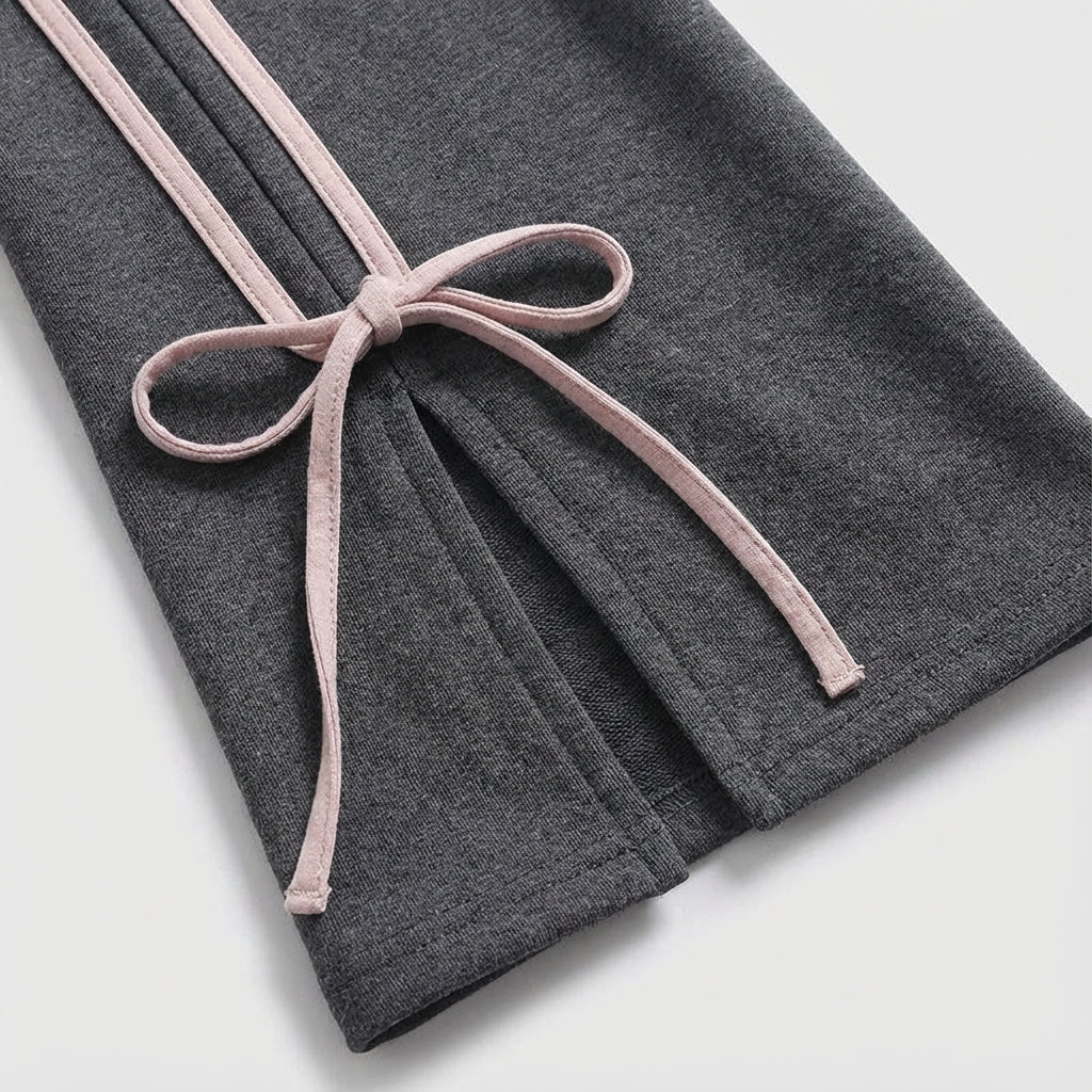 Comfortable women's polyester jogger pants, striped elastic waistband, perfect for spring/summer athleisure fashion