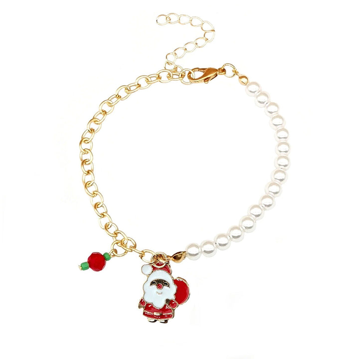 Beautiful women's Australian Christmas charm bracelet, versatile festive jewelry and holiday gift.