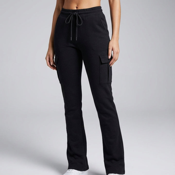 Stylish women's cargo joggers with stretch fabric, perfect loungewear or active everyday wear