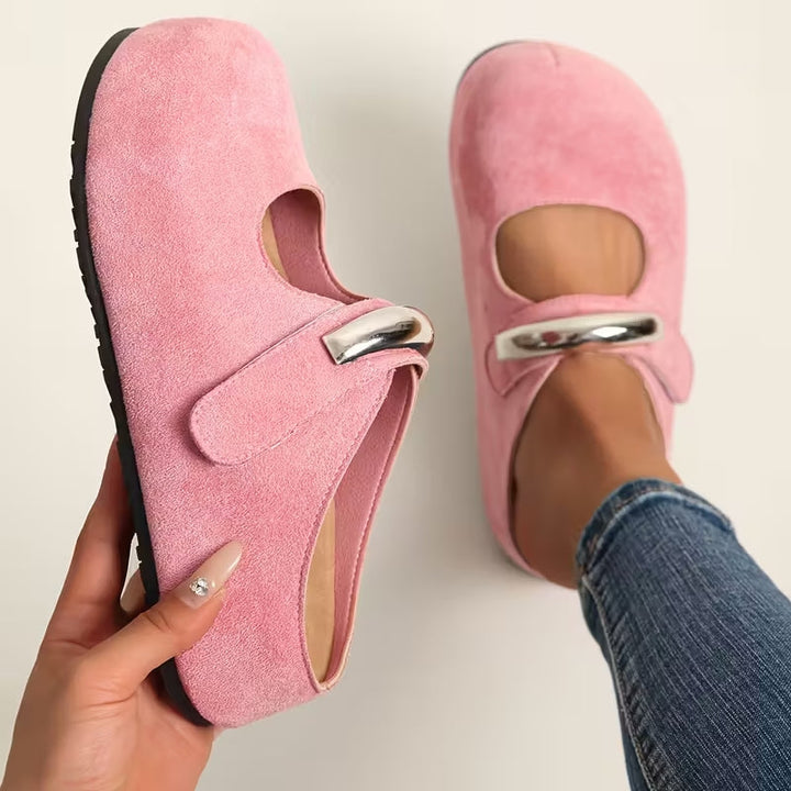 Premium women's suede slip-on shoes, designed for ultimate comfort and chic versatility.