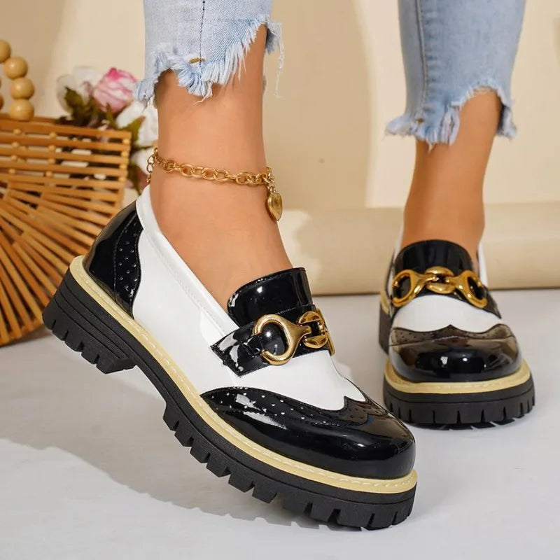 Women's Bellanova loafers featuring a stylish horsebit & trendy chunky sole. Comfortable slip-on shoes.