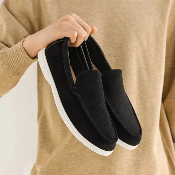 Women's Belmont loafers, comfortable slip-on flats featuring superior arch support for all-day walking comfort.