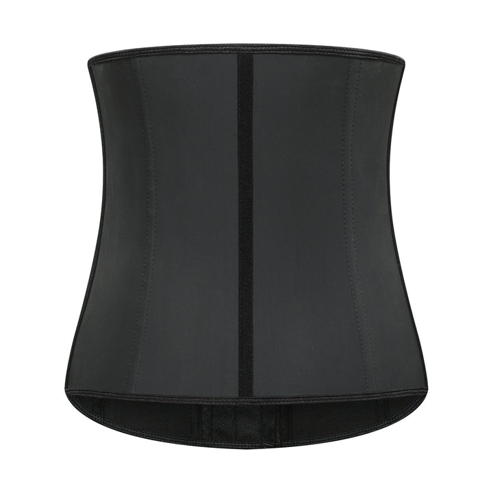 Packaging of the Isabella latex waist trainer, emphasizing quality and effective body shaping.