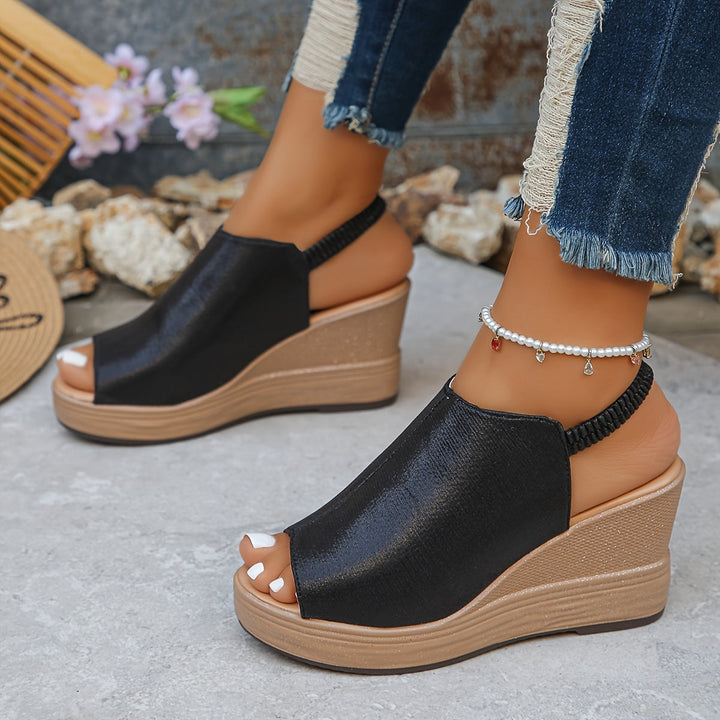 Comfortable women's orthopedic wedge sandals offering superior foot support & arch comfort for all-day wear.