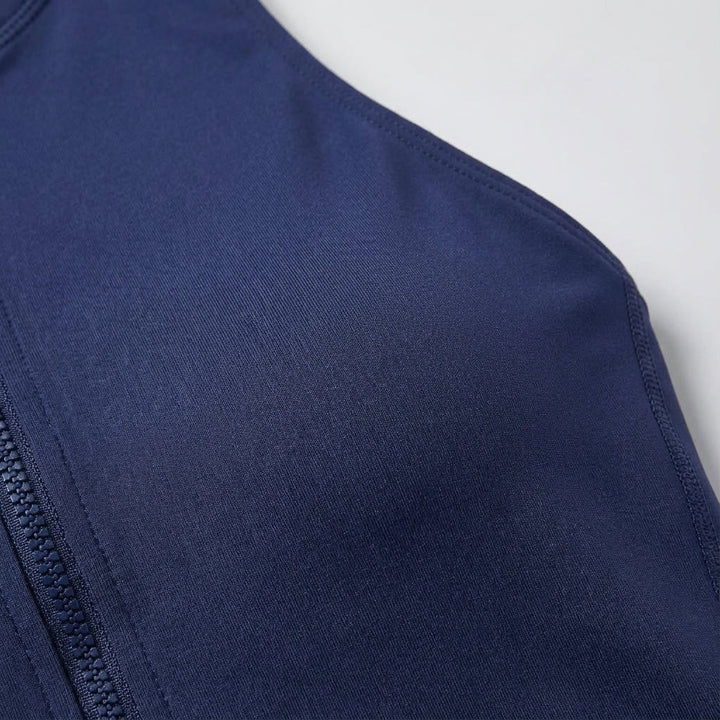Full-length view of women's athletic jumpsuit, perfect for workout & sportswear
