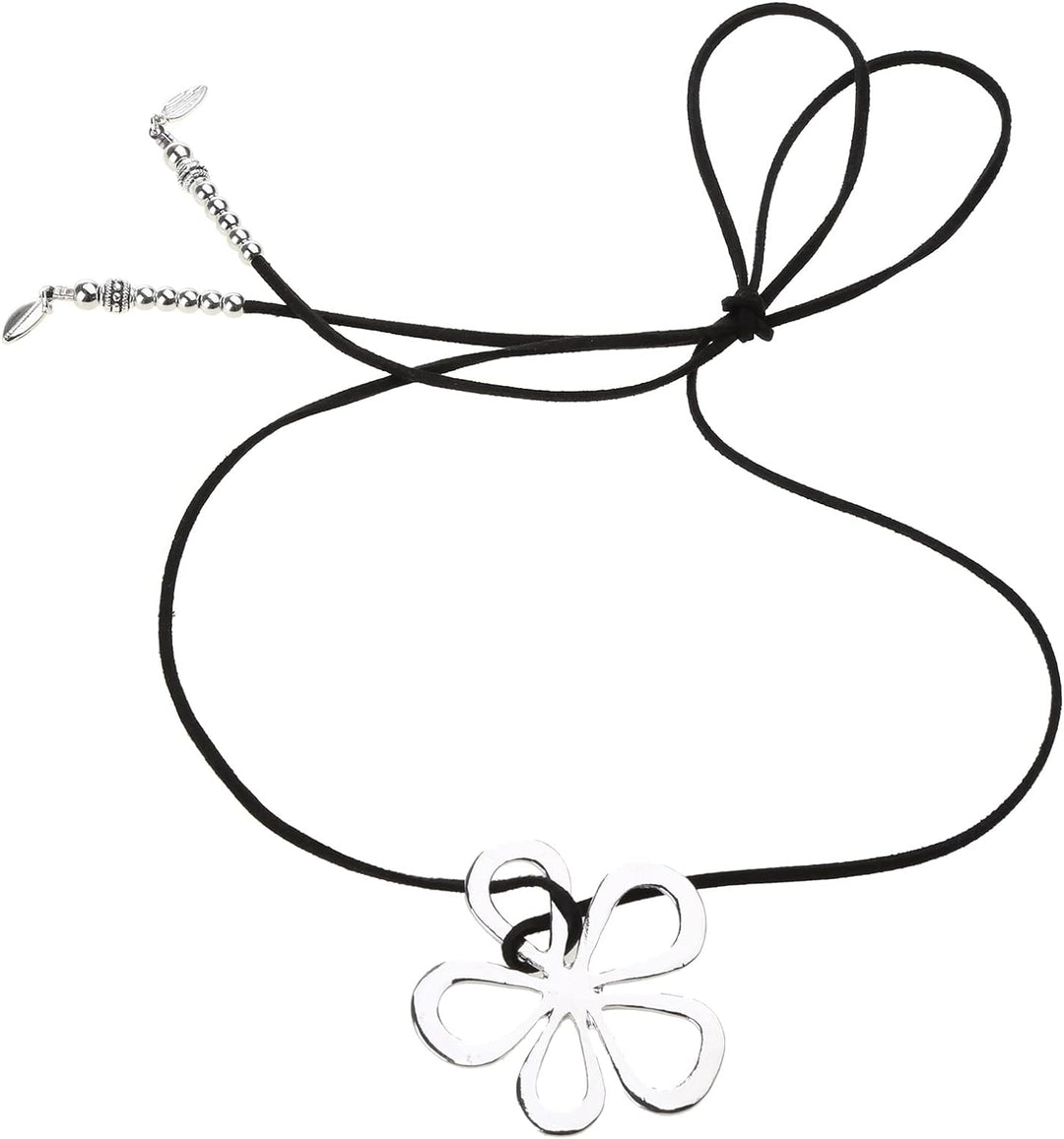 Trendy women's floral pendant necklace, ethnic bohemian jewelry. Unique design for her.