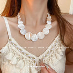 Round Shell Necklace