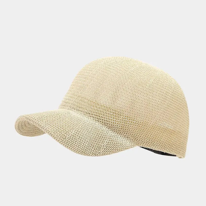 Stylish women's sun hat with braided design and wide brim, a must-have summer accessory.