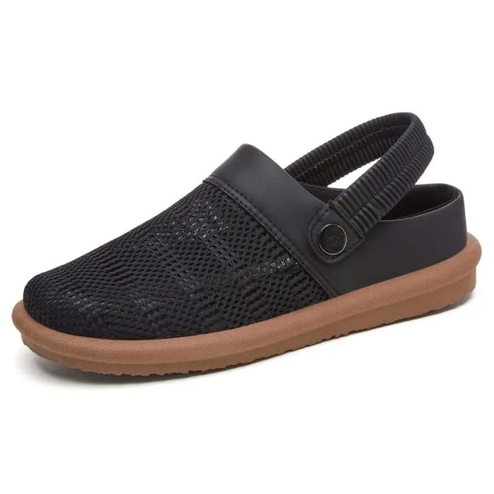 Women's comfortable slip-on mesh shoes, highly breathable clogs perfect for casual and easy wear.
