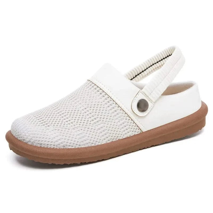 Durable women's breathable mesh clogs, slip-on footwear engineered for superior all-day comfort.