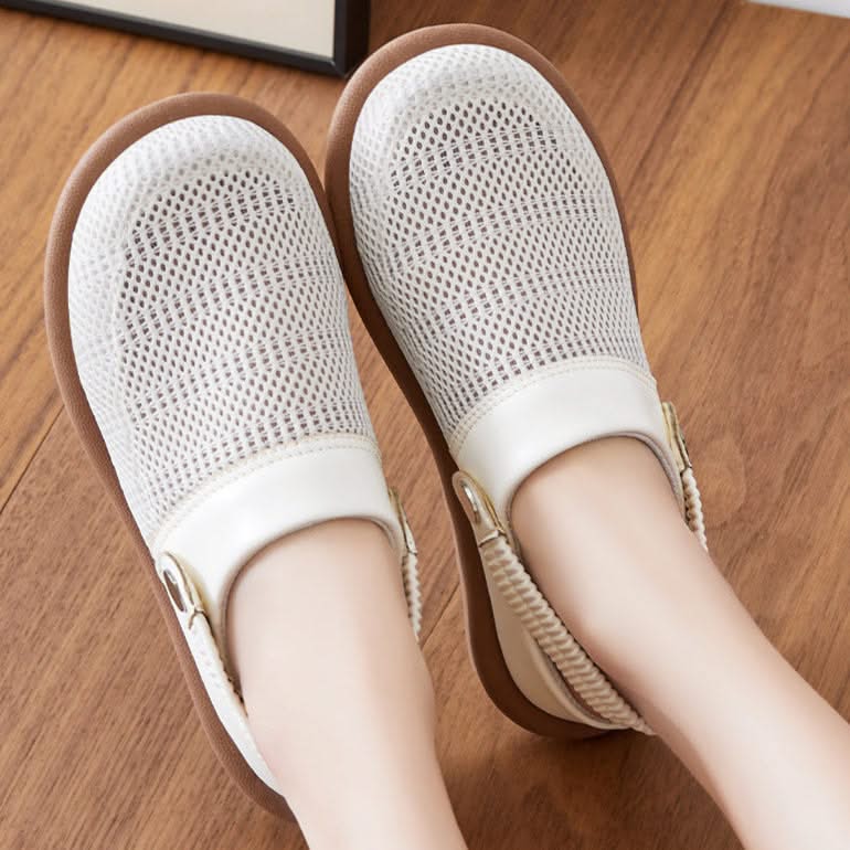 Easy-to-wear women's slip-on clogs, breathable mesh material ensures all-day comfort for casual style.