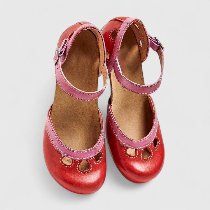Women's open-toe breathable casual walking sandals with ergonomic design.