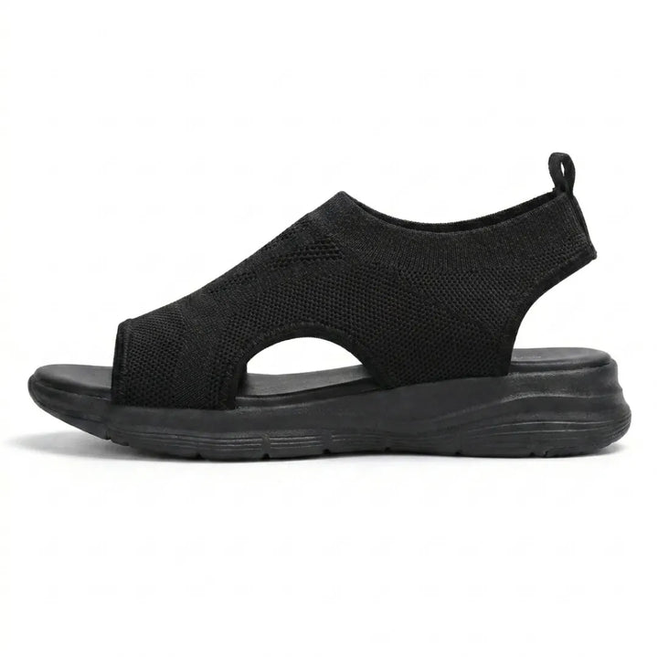 Women's walking sandals, orthopedic wedge design for comfort & breathability. Excellent foot support for summer.