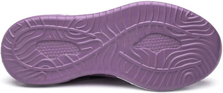 High-performance women's breathable safety shoes, steel toe protection & durable non-slip sole for work safety.