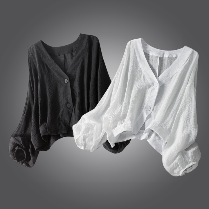 Breezy women's batwing sleeve blouse in various colors, offering a relaxed fit for ultimate summer comfort.
