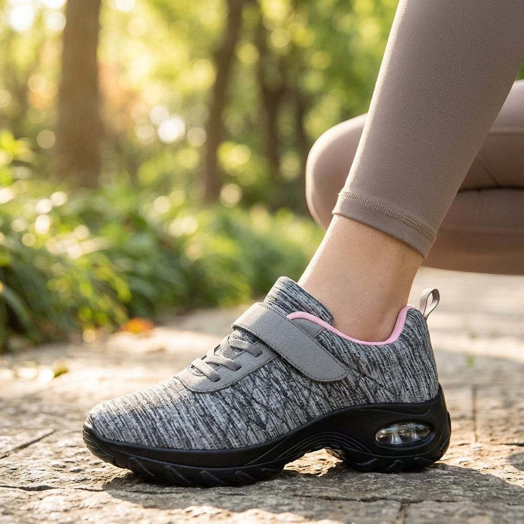Women's Brianna mesh sports shoes with air cushion, perfect for running and walking