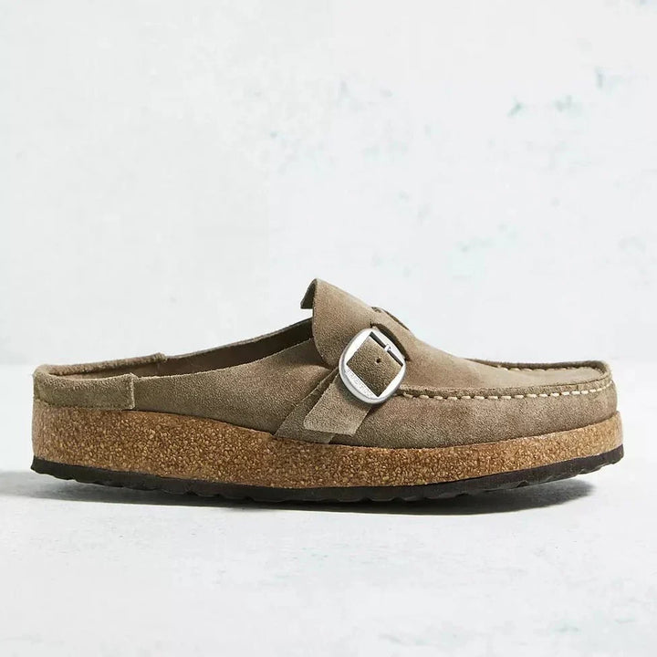 Stylish Brynn orthopedic mules for women, providing all-day comfort and essential arch support.
