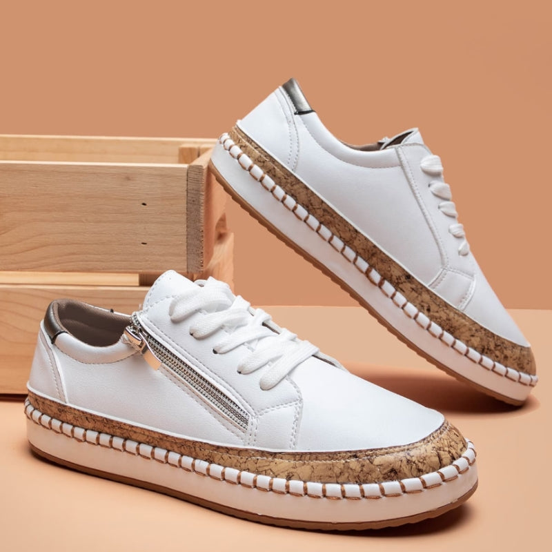 Women's Cali Orthopedic Sneakers with arch support for all-day comfort. Ideal walking shoes.