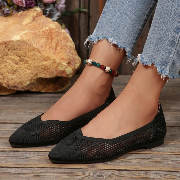 Versatile women's slip-on Calora flats, pointed toe design for casual elegance & everyday style.