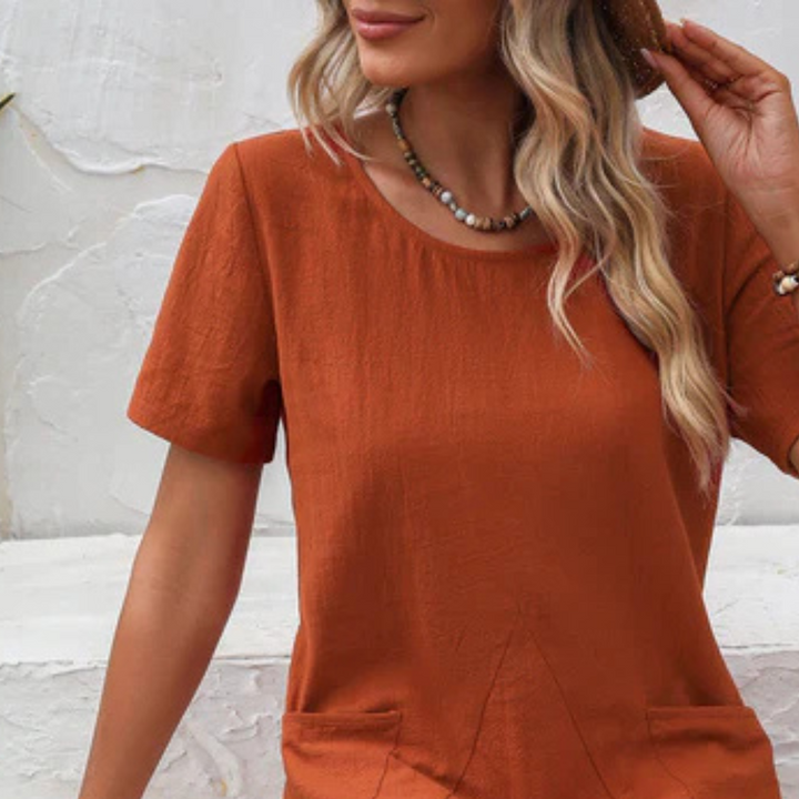 Comfortable, airy Mira summer dress for women, perfect sleeveless vacation wear or a casual beach dress.