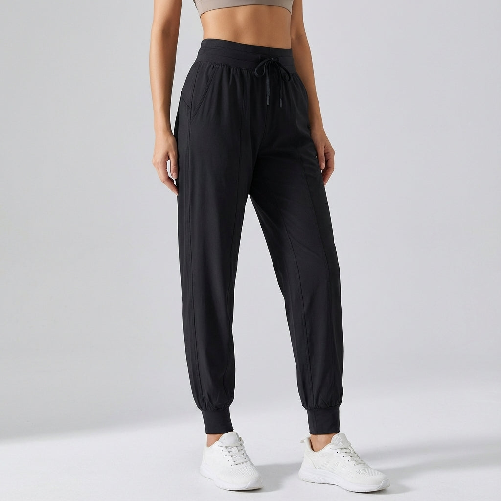 Women's casual Penelope jogging trousers, athletic bottom in a versatile grey cotton blend fabric